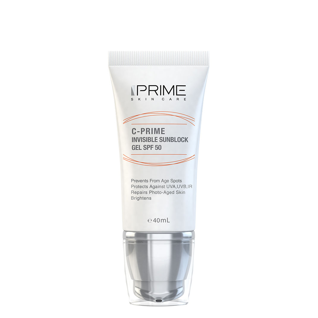 ژل ضد آفتاب با SPF 50 حاوی ویتامین سی پرایم
