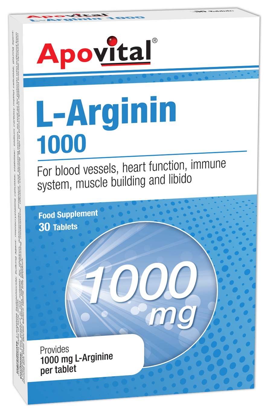 قرص ال- آرژینین 1000 آپوویتال