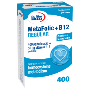 قرص متافولیک + B12 رگولار یوروویتال