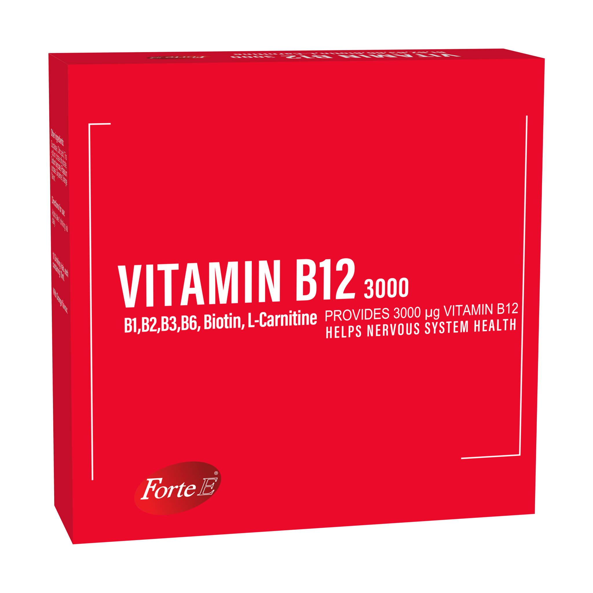 Vitamin-B1-3000-Fortee-2048x2048 ویال خوراکی B12 3000 فورت ای - تصویر 1