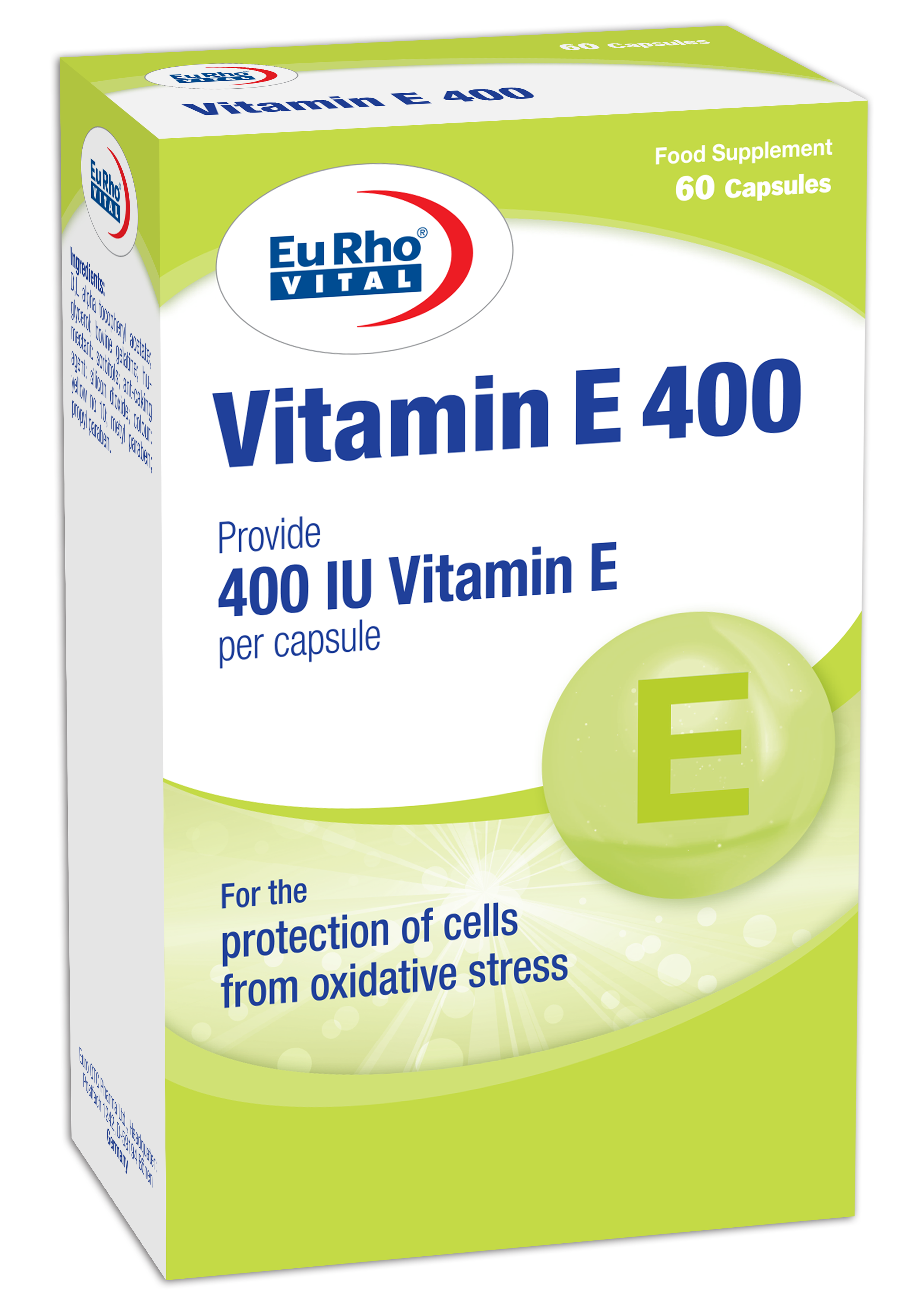 کپسول ویتامین E 400 یوروویتال