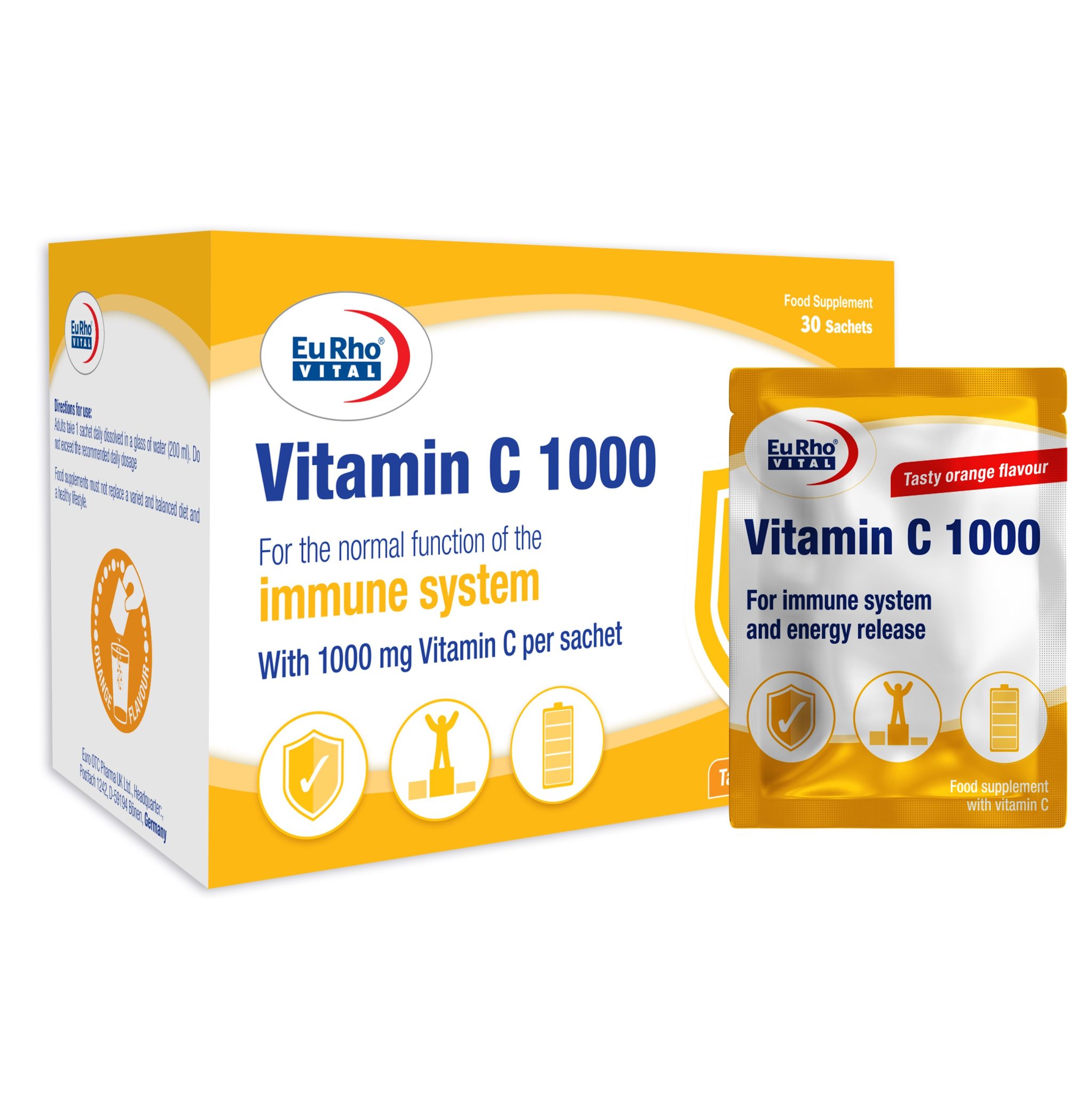 ساشه ویتامین C 1000 یوروویتال