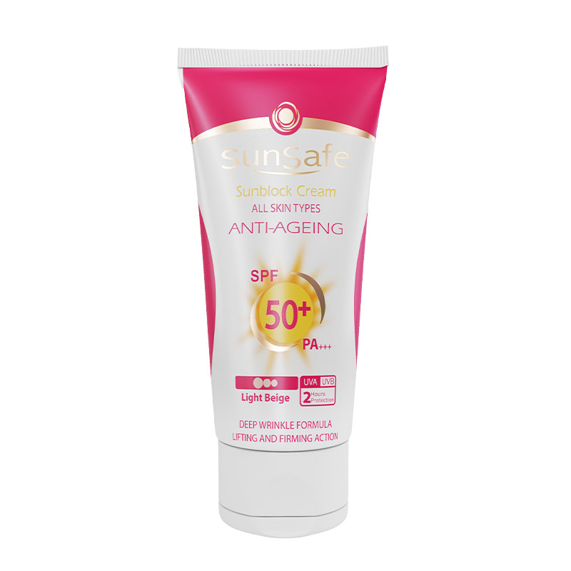 کرم ضد آفتاب ضد چروک SPF50 سان سیف