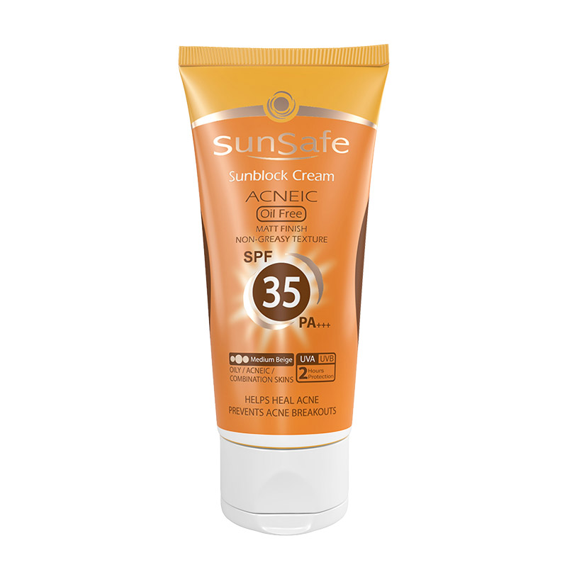 کرم ضد آفتاب فاقد چربی SPF35 سان سیف
