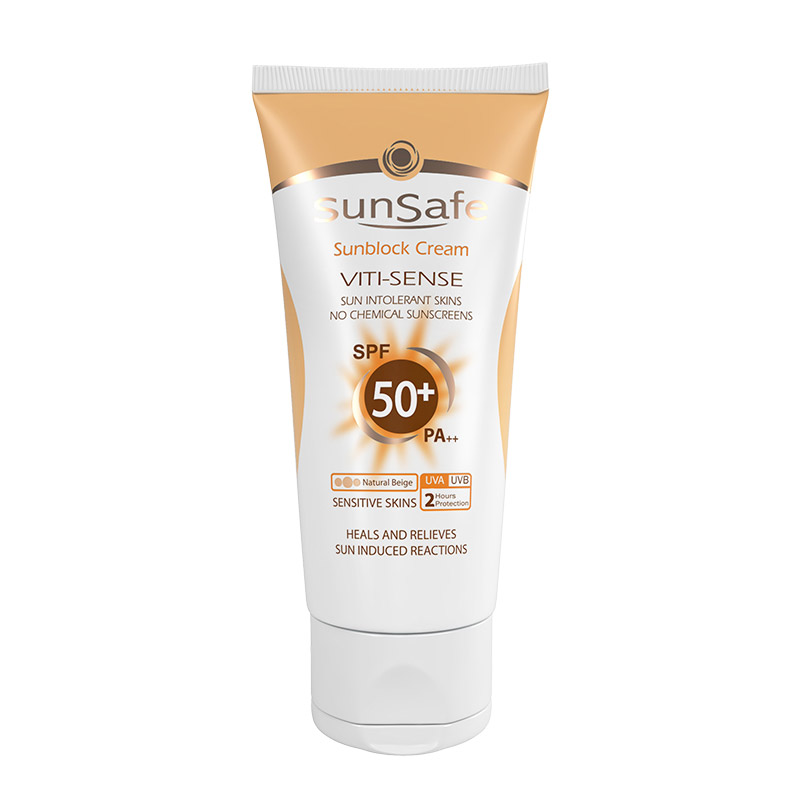 كرم ضد آفتاب فیزیکال SPF50 سان سیف